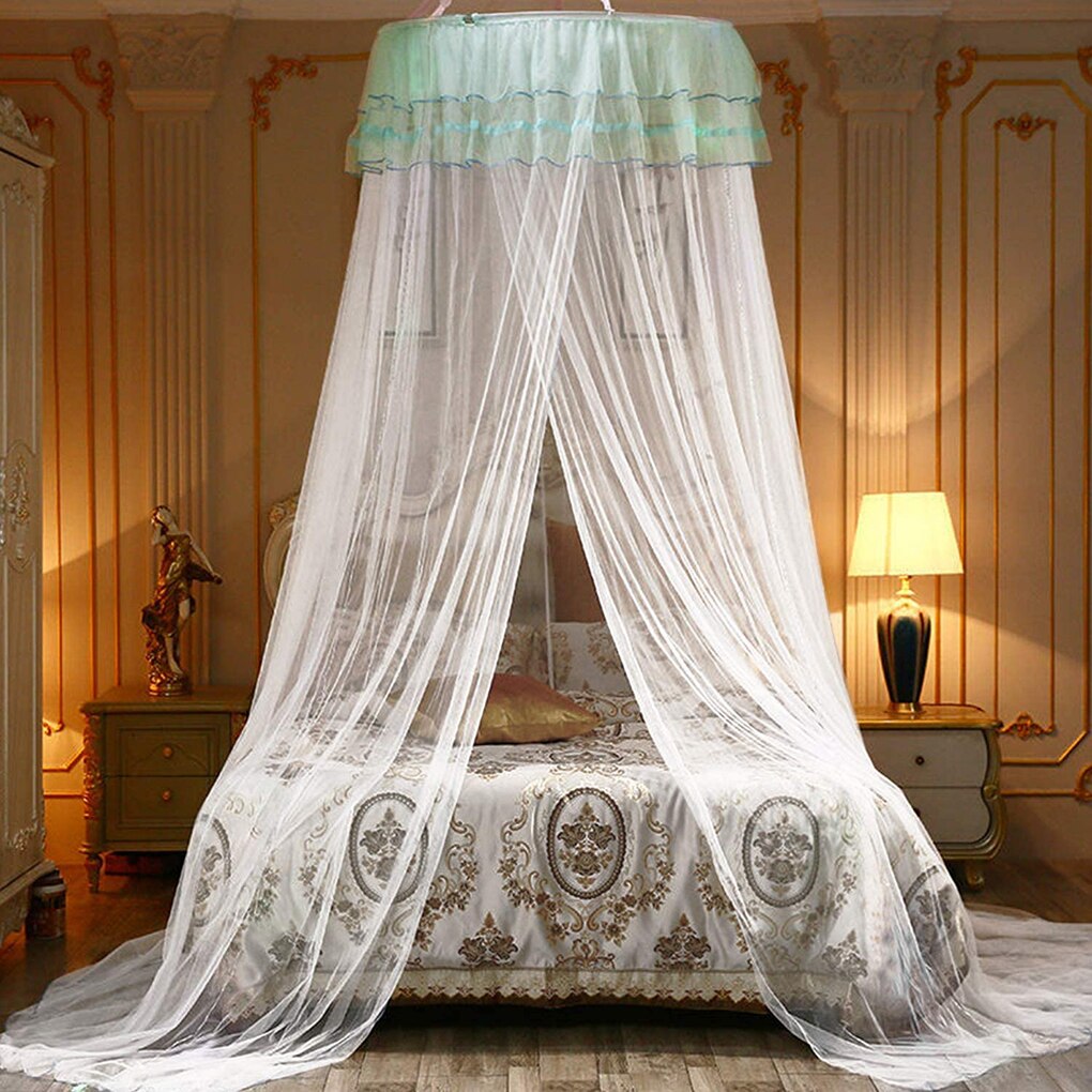 Mosquito Net Dome Bed Net Polyester Portable Bed Curtain Ceiling Children Bedding Net Cover Home Decoration Princess Summer