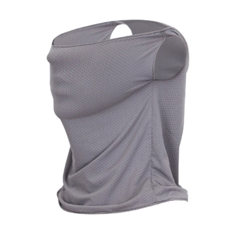 Mascarillas de Golf Sunsn transpirables, 2 uds., novedad, con cuello Ice Stretch, color gris y blanco