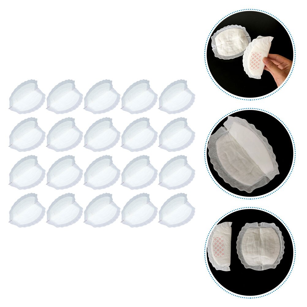 Couvre-tétons jetables, 30 pièces, tampons d&#39;allaitement respirants, pour femmes enceintes (blanc): Default Title