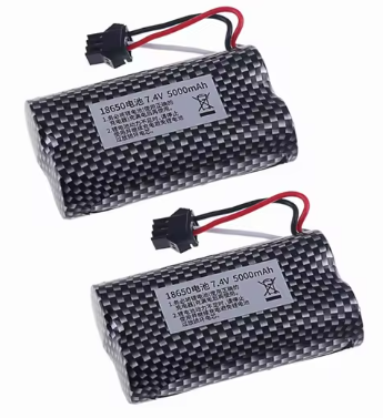 7.4V 5000mah Battery Charger MN82 Remote Control Car Battery MN128 MN78 LC79 for Watch Gesture Sensing Twisted RC stunt car SM3p: Light Grey