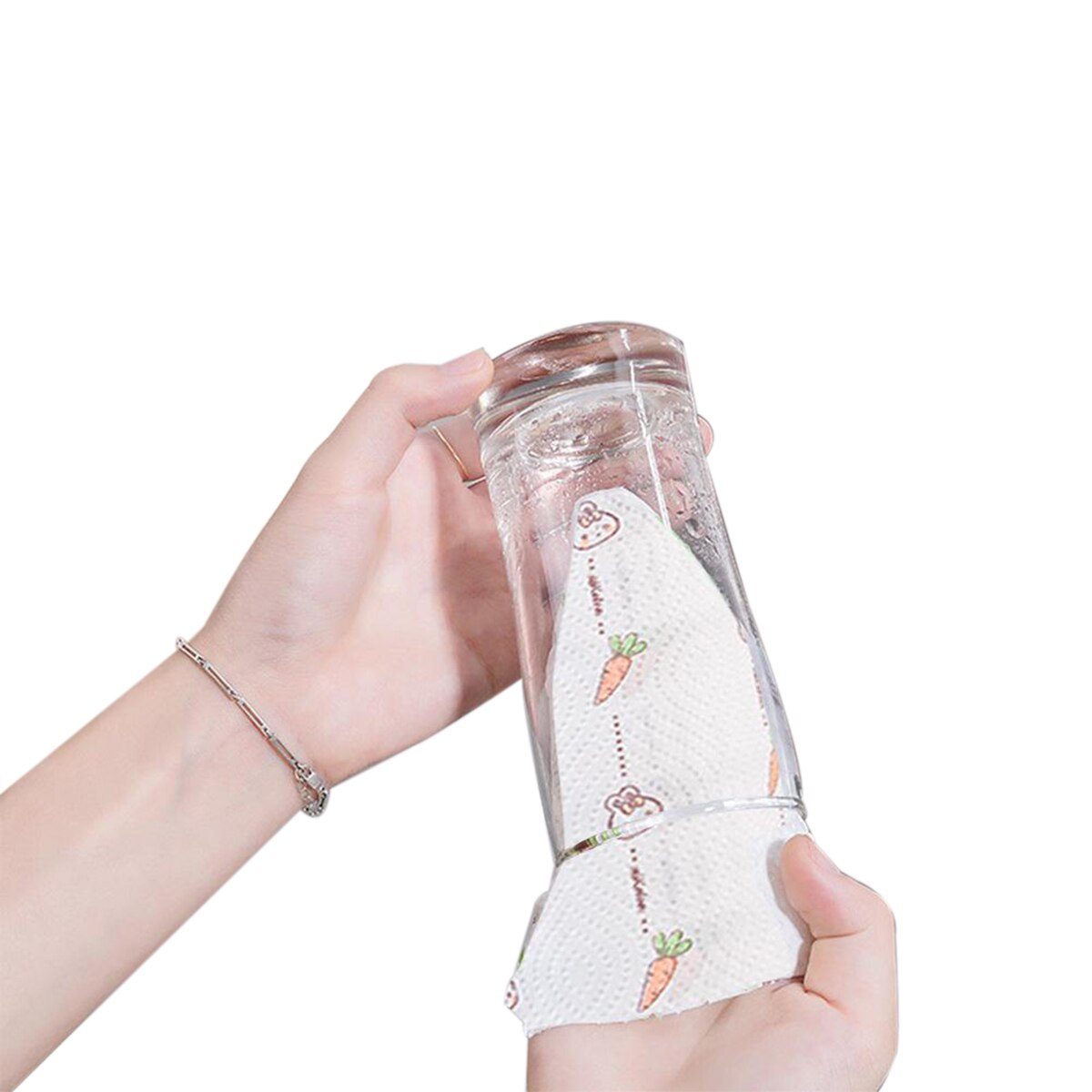 60 Lenzuola di Carta Da Cucina per Lavare I Piatti di Carta Stampata Carta Assorbente Olio di Cottura della Carta Di Carta Asciugamano Lavabile Rotolo di Carta di Carta Salviette