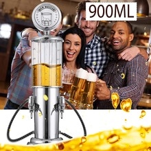 900Ml Drank Bier Alcohol Gun Pomp Benzinestation Bar Familie Bier Drank Water Sap Dispenser Machine Drinkgerei Gun pomp