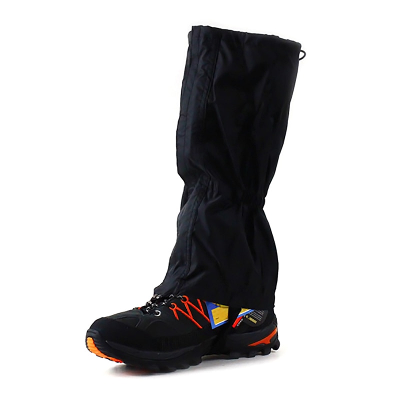 Camping et randonnée chaussures couverture extérieure imperméable coupe-vent guêtres jambe Protection garde ski escalade hiver chaussure couverture