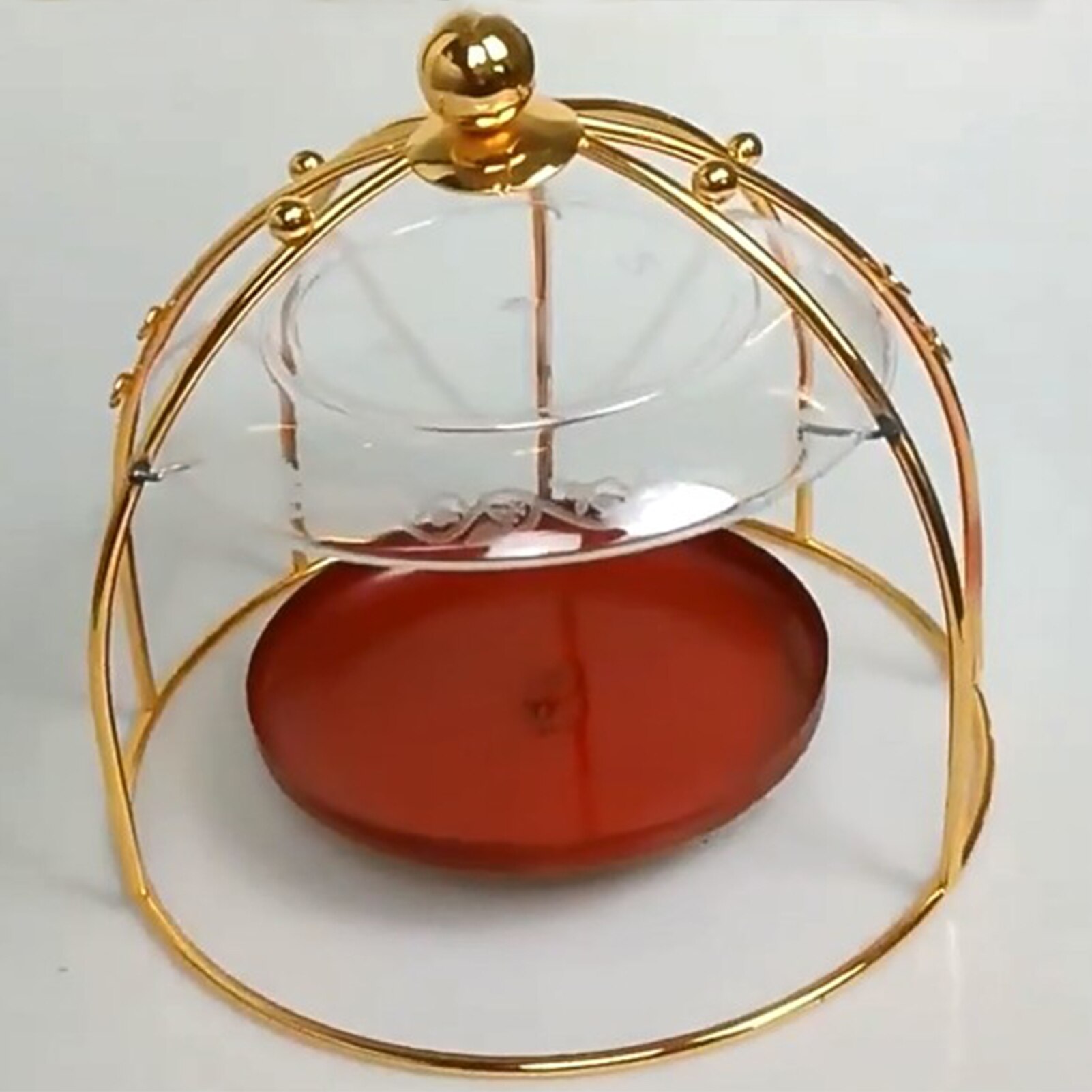 Hangable Wild Bird Feeder With Hook Dome Top Round Hummingbird Feeders For Small Birds Courtyard Bird Feeder For Bird Feeders