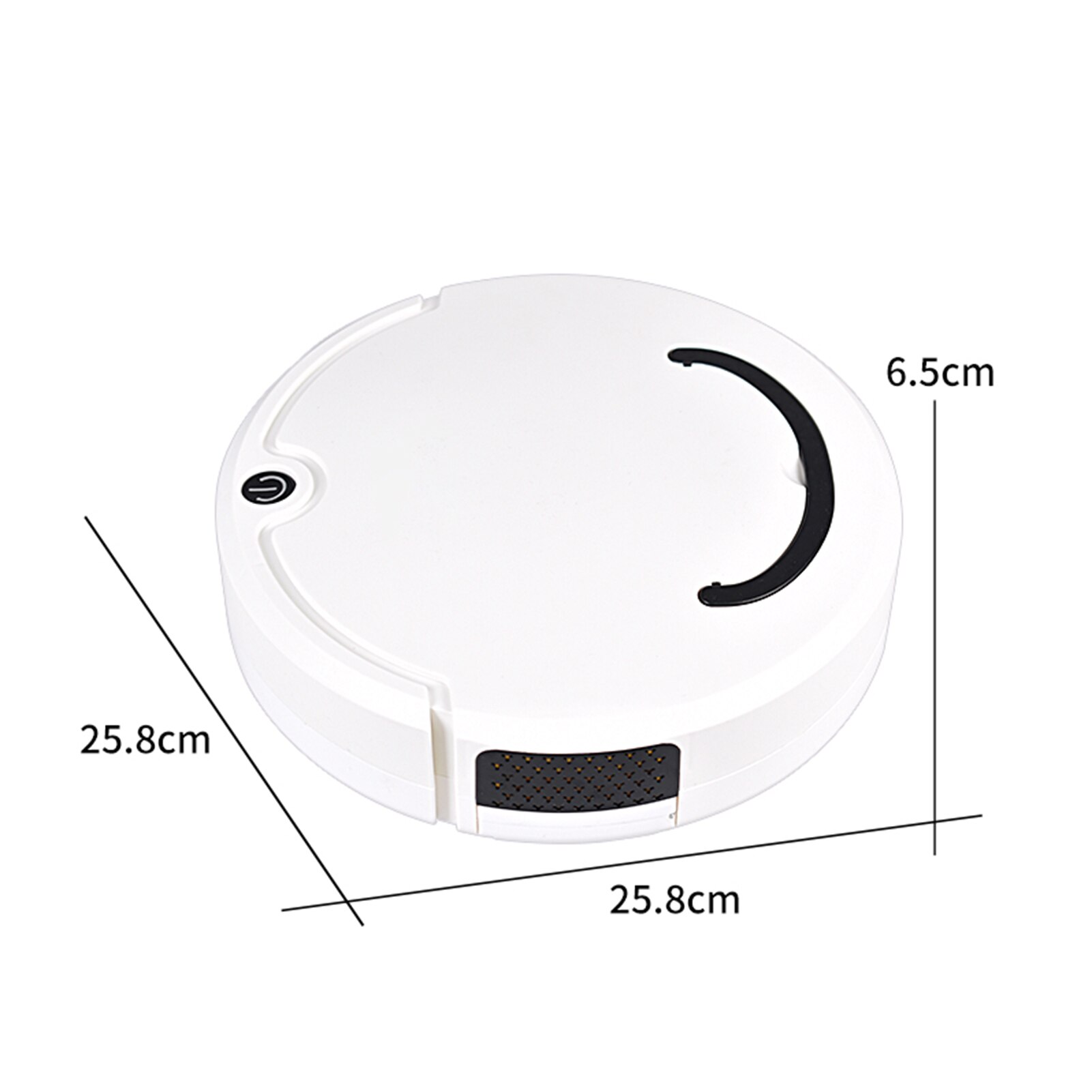 robot spazzatrice aspirapolvere intelligente spazzare robot detergente per la casa 2.6in sottile super silenzioso per pavimenti in legno massello piastrelle per capelli