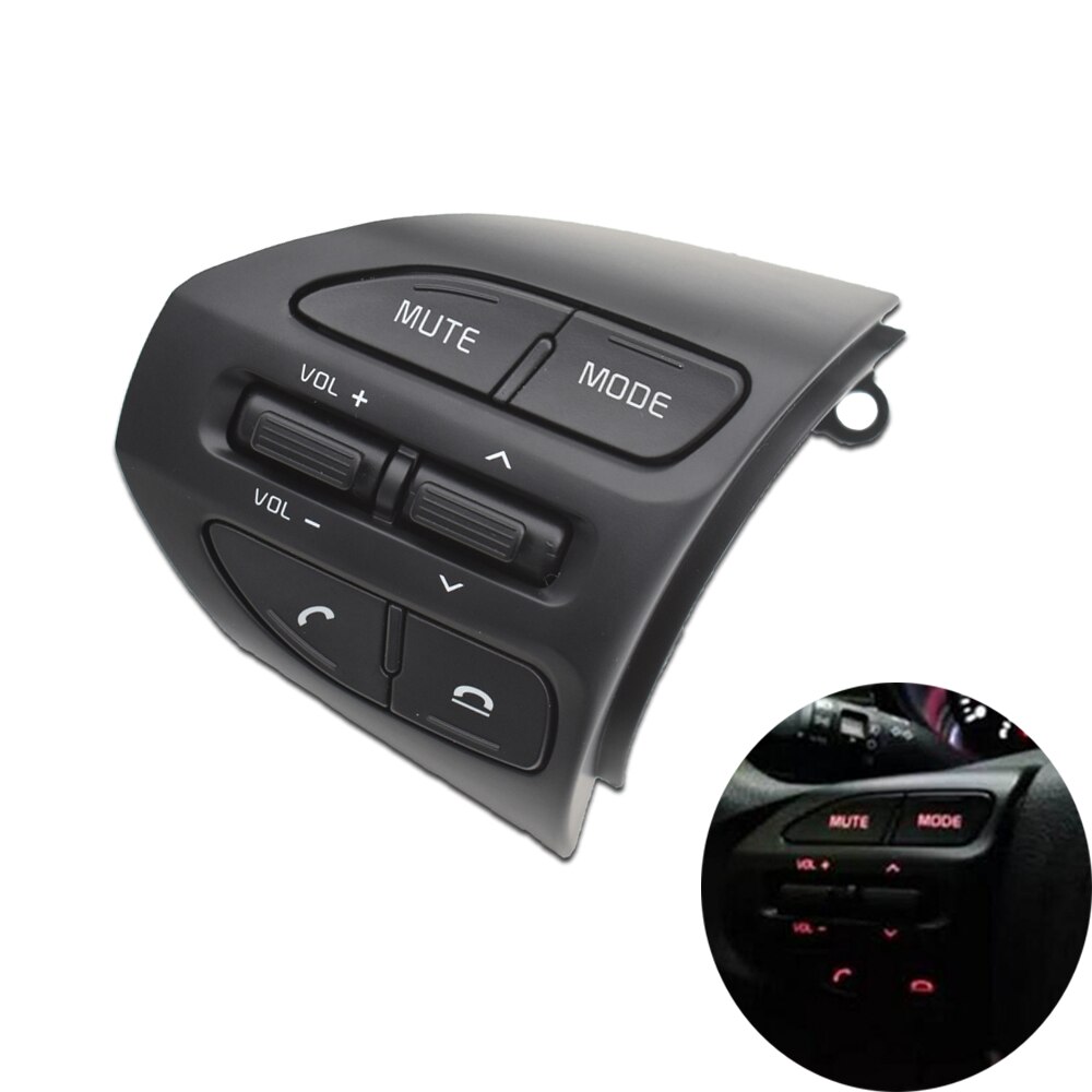 Multifunktionskontakt rat fartpilot volumen bluetooth knap til  k2 rio 4 kia rio x-line: W-venstre