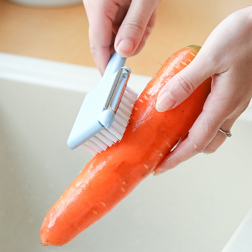 Neue 5 in 1 Handheld Kartoffel Schäler Dosenöffner Multifunktions Gemüse Obst Reinigung Pinsel Knoblauch Schleifen Reibe Küche Werkzeug
