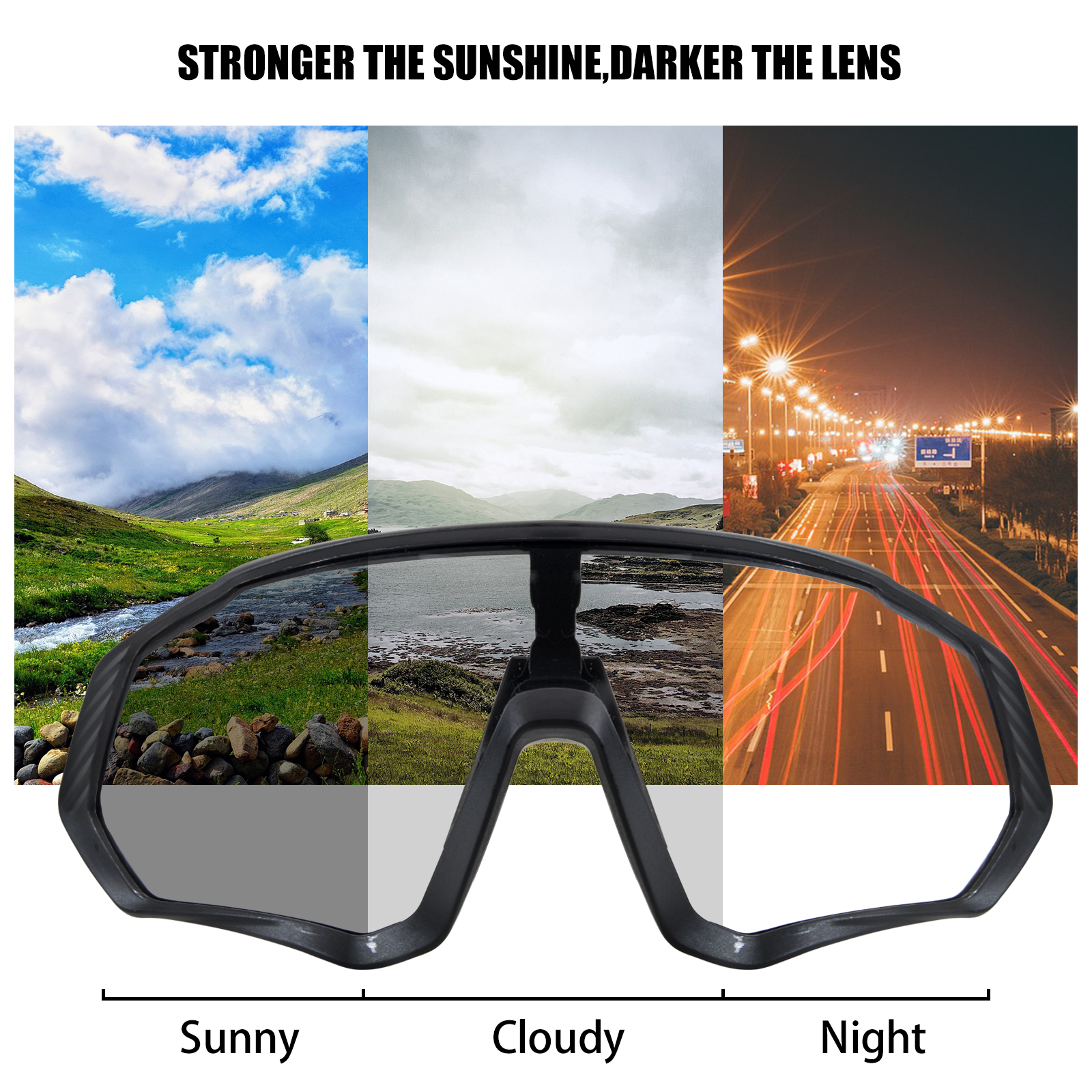 Kapvoe photochromique sport cyclisme lunettes pour hommes femmes vtt montagne route lunettes de vélo cyclisme lunettes de soleil Oculos Ciclismo