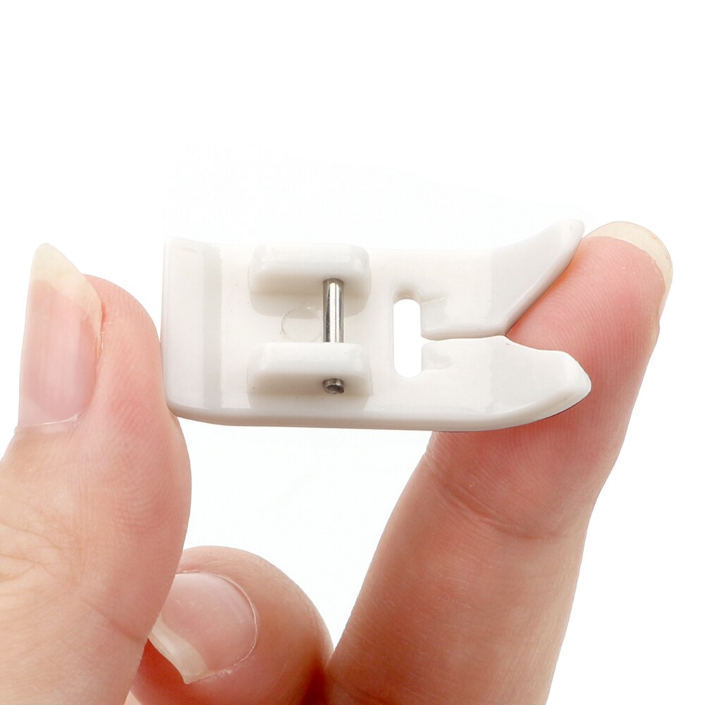 Leather Pressure Foot Non-Stick On Sewing Presser Presser Foot Household Sewing Machine Accessories 1 Piece White