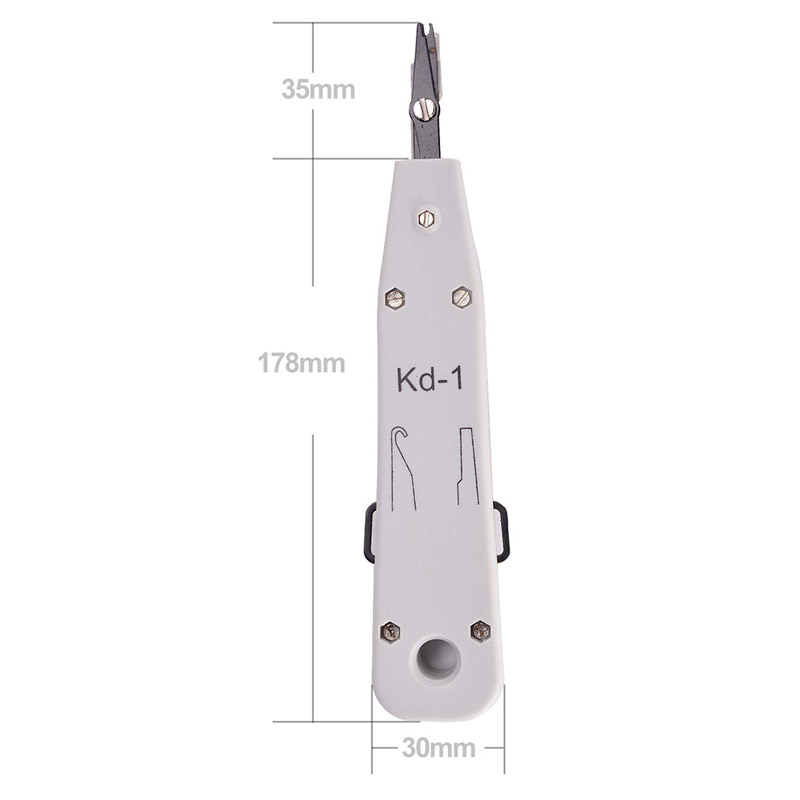 Telecom Phone Cable Cat5 RJ11 RJ45 Network Punch Down Impact Network Tool Wire Cut Tool Insertion