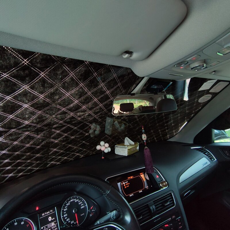 Car Windshield Cover Thick Aluminized Film Snowboard Front Window Anti-Frost And Sun-Shading Dual-Purpose Protection Board
