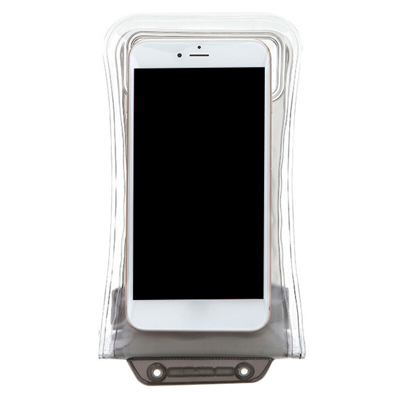 Waterproof Summer Cell Phone Swim Bags Swimming Case For Cell phone Sealed Pack Underwater Cell Phone Pouch Dry Bag: Black Color