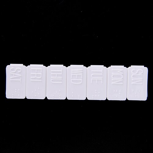 7 Days Weekly Tablet Pill Medicine Box Holder Storage Organizer Container Case Pill Box Splitters