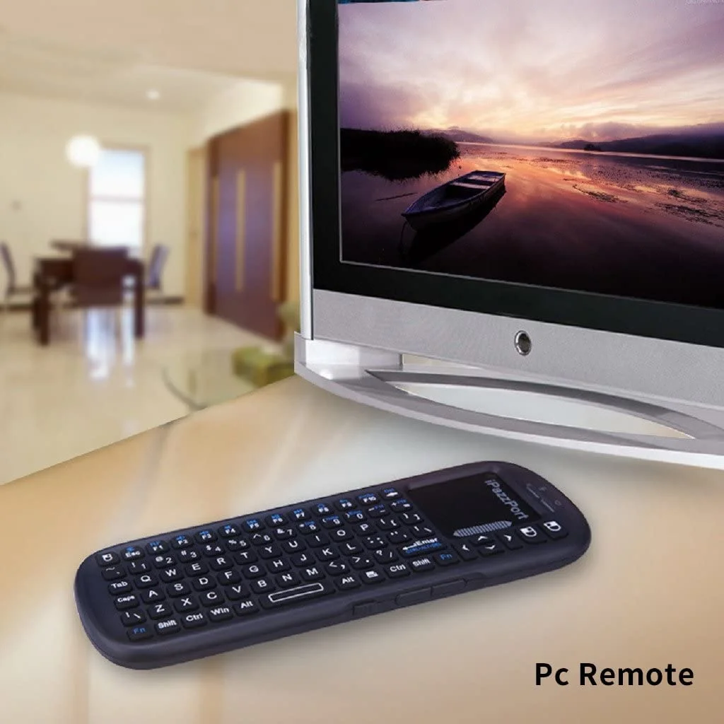 iPazzPort 2.4G mini bezprzewodowa klawiatura z touchpadem i myszą, przenośny przenośny robić tabletu/laptopa/notebooka/android TV skrzynka/PC