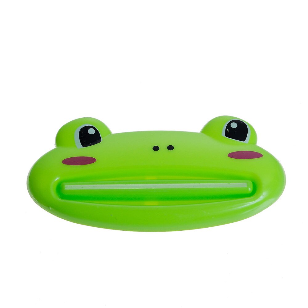 Plastic Cartoon Toothpaste Dispenser Cleanser Squeezer Extruder Bathroom Accessories Piggy / Frog / Bear / Panda 1pc