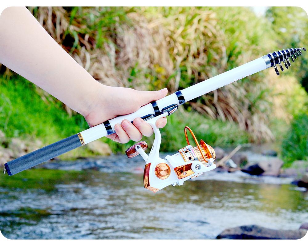 JOSBY Carbon Fiber Rock Fishing Rod Telescopic Feeder Pole Spinning Carp Portable Travel Ultralight Mini 1.5M-3.0M