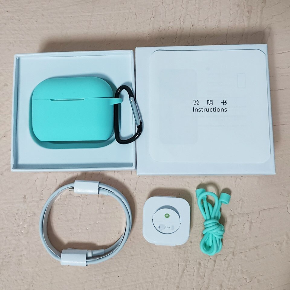 I990000 Plus TWS Wirelesss Bluetooth Kopfhörer 1:1 ANC Noise cancelling & Transparenz Ohrhörer Super Bass PK i9000 i900000 MAX: White LightGreencase