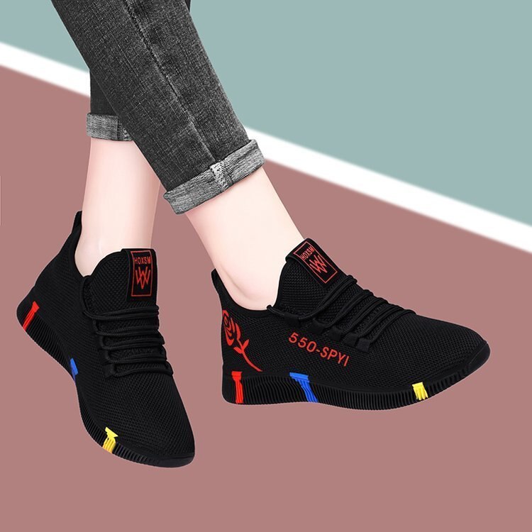 Spring Women Shoes mixed colors Casual Ladies Shoes Woman Mesh Breathable Female Sneakers Zapatillas Mujer