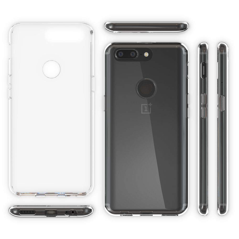 オリジナルoneplus用ソフトtpu 5/5tケースカバースリム薄型シリコンエッジ保護プラス5t透明電話ケース裏表紙