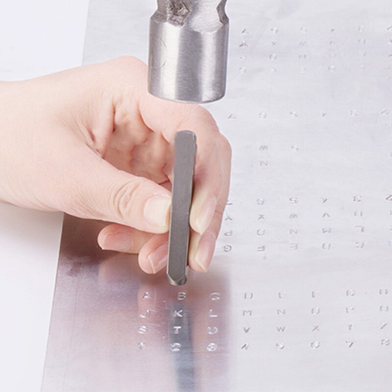 36Pcs Steel Letter Number Stamps Punch Set Hardened Metal Stamp Leather Craft Tools 2/3/4/5mm Leather Stamping kit