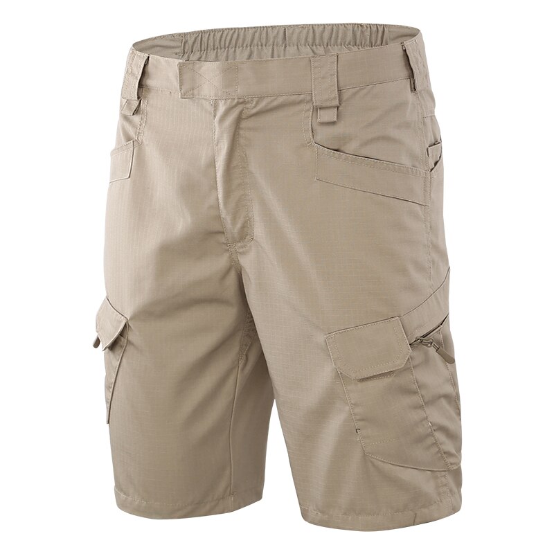 BMDT-draussen kurze Hose männer Sommer Wandern kurze Hose Multi-Tasche Sport Radfahren Ausbildung Werkzeug kurze Hose khaki: khaki / L