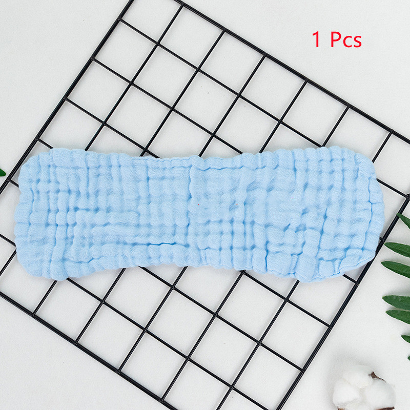 Baby Gauze Diaper Training Pants Diapers Inserts Cotton Strip Babi Soft Breathable Panties Inner Padds Washable 12 Layers Color: Blue / 47x16cm