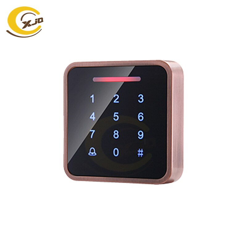 XJQ 125KHZ RFID Metal Touch Screen Standalone Access Controller Proximity Card Access Control Keypad digital panel Card Reader