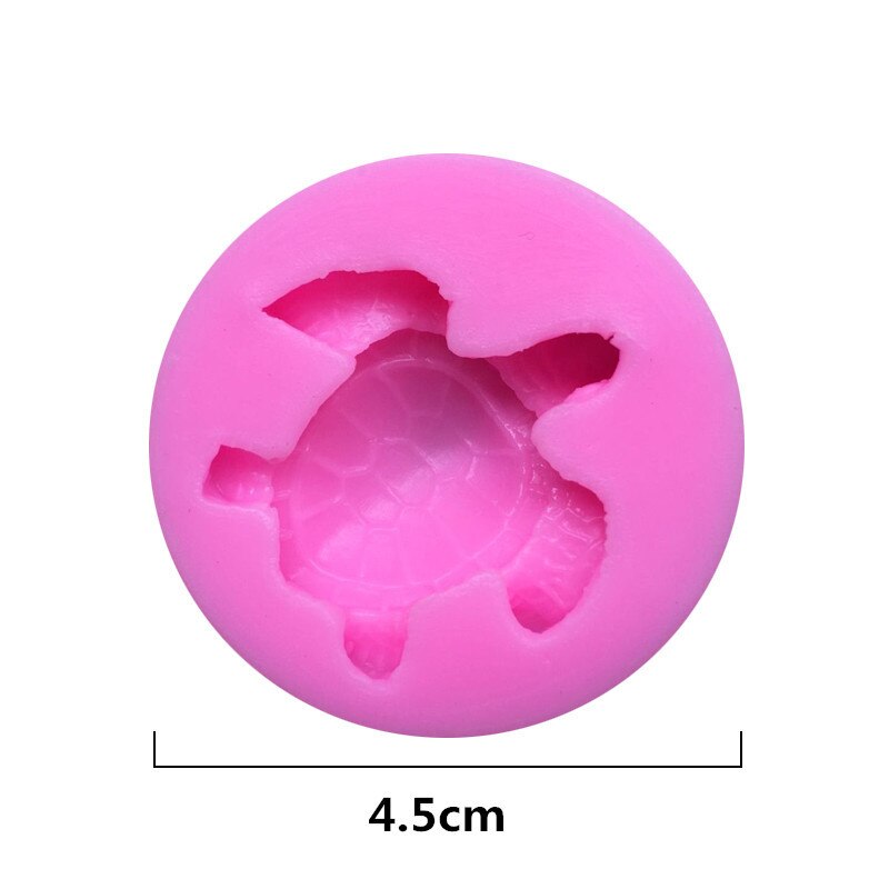 Marine siliconen mal zeepaardje schelp zeemeermin schildpad fondant chocolade sieraden sleutelhanger epoxy mal taart decoratie accessoires: Roze