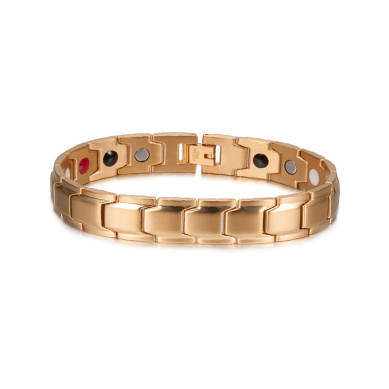Reloj de pulsera magnético para hombre, pulsera clásica de acero de titanio antironquidos, para el cuidado de la salud, Anti ronquidos, para dormir y Roncar: 03