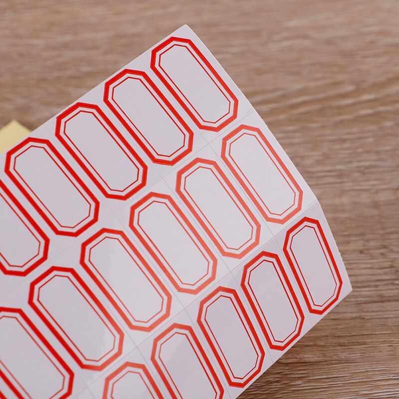 10sheets/pack (64pcs/sheet) Stationery Label/Sticker White Label Write Name Sticker Blank Sticker Label Child Stationery Sticker