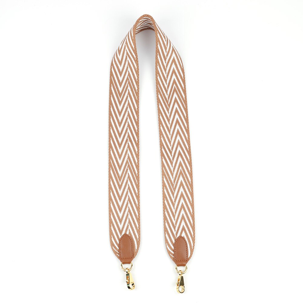 Canvas Brede Schouderbanden Mode Tas Riemen Lady Vervanging Bandjes Verwijderbare Handtas Vrouwen Tas Accessoires: W brown