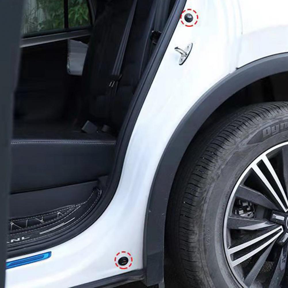 Para Auto silicona 10 Uds amortiguador Universal de alta resistencia no encogimiento pegatinas de choque de puerta de coche amortiguador para Auto