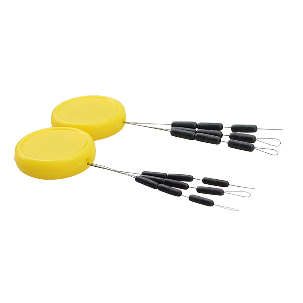 Juego de 2 pesas de gancho de plomos de tungsteno, tamaño 0,05g 0,08g para aparejos terminales de pesca de carpa AG200
