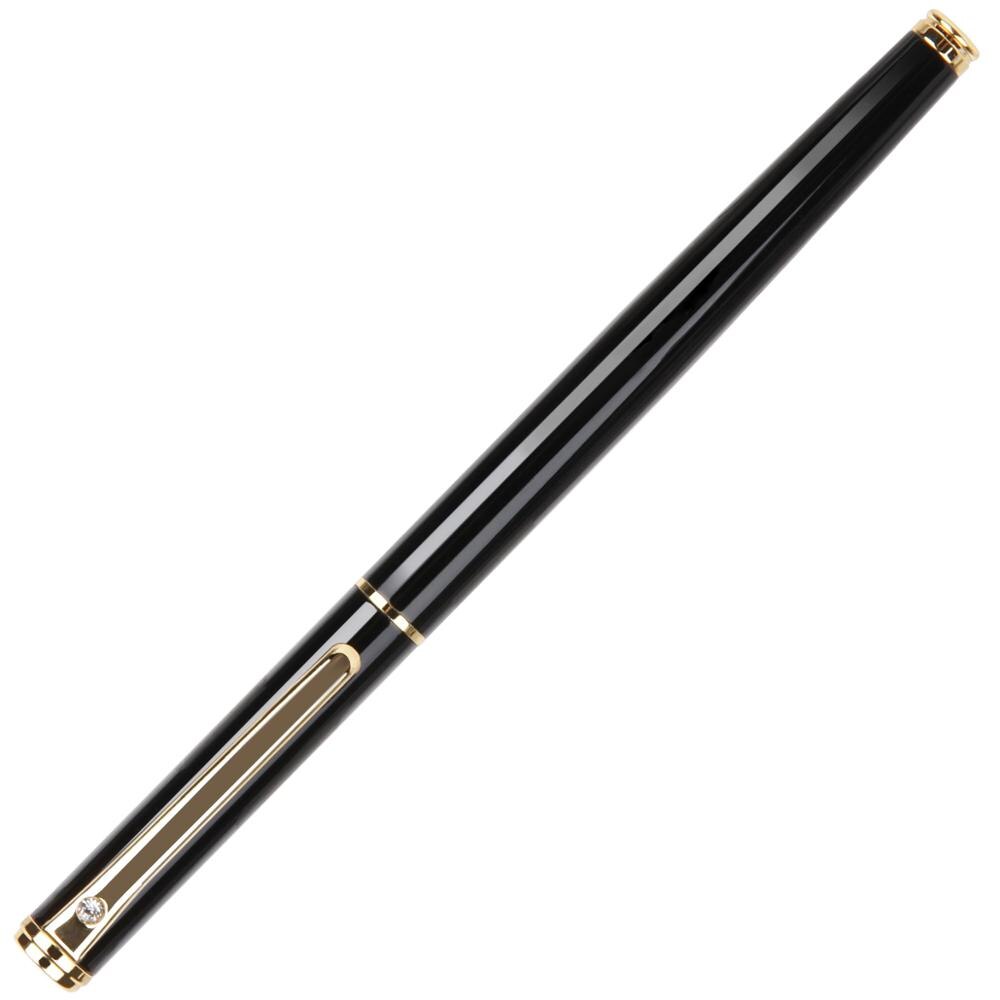 Deli S681 0.38mm Classic Business Metal Ink Fountain Pen Luxury Rose Wood School Student Writing Pen