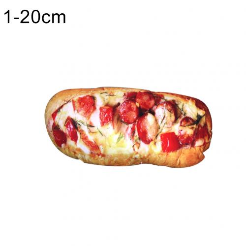 Muñeca rellena modelo de pan de sésamo con mantequilla de jamón simulada en 3D, cojín trasero, almohada decorativa, cojín de apoyo: Ham Bread20cm