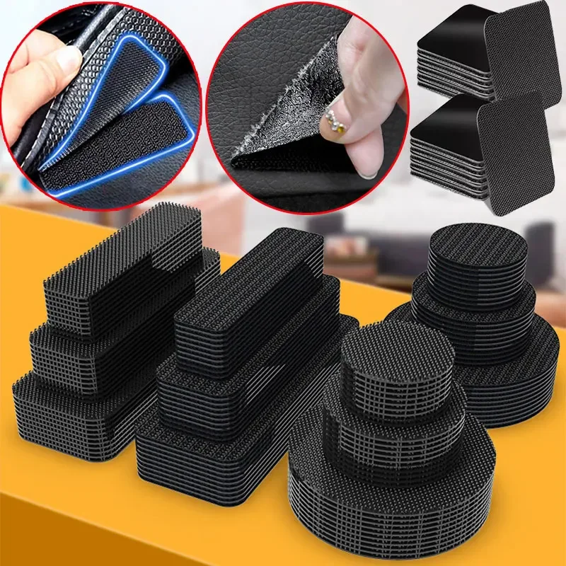 ‌ Ruban adhésif Double face pour voiture, 10 à 30 pièces, ruban de fixation à crochet et boucle Extra solide pour tapis de voiture/tapis de sol, préhension antidérapante