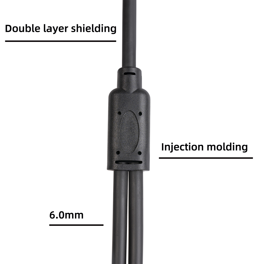 50cm x 3 -nastaista xlr-uros-kaksois-xlr-naaras-y-jakokaapelia, mikrofonikaapeli, 1 uros ,  to 2 naaras-xlr-y-jakokaapelia, mikrofoni-audiokaapele