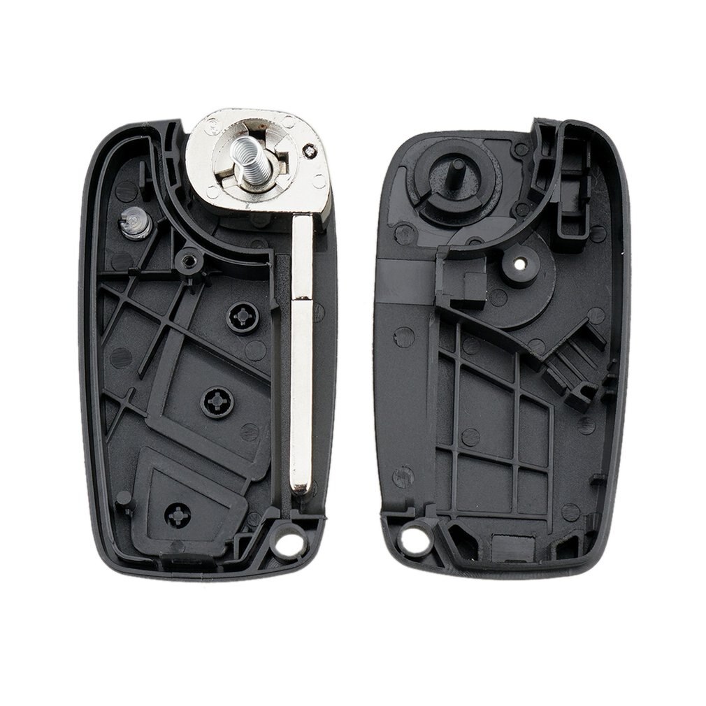 Folding Flip 3 Btn Afstandsbediening Sleutelhangers Geval Shell Voor Fiat Punto Ducato Stilo Panda 3-Key Case key Protector