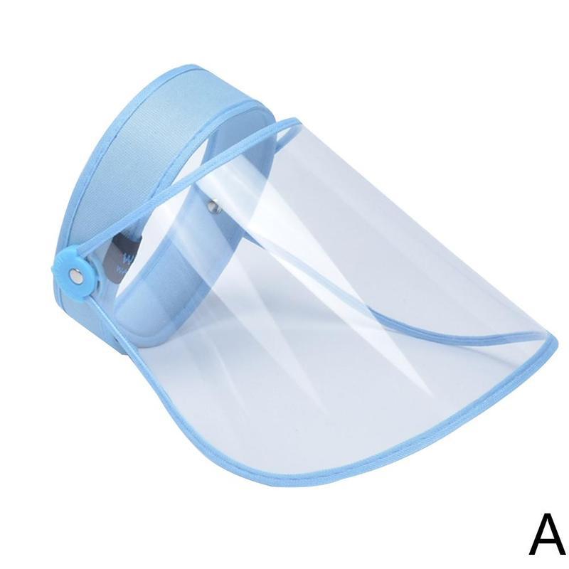 Protective Cap Transparent Anti-fog Protection Sun Saliva Empty Top Hat Men Women Hats: A