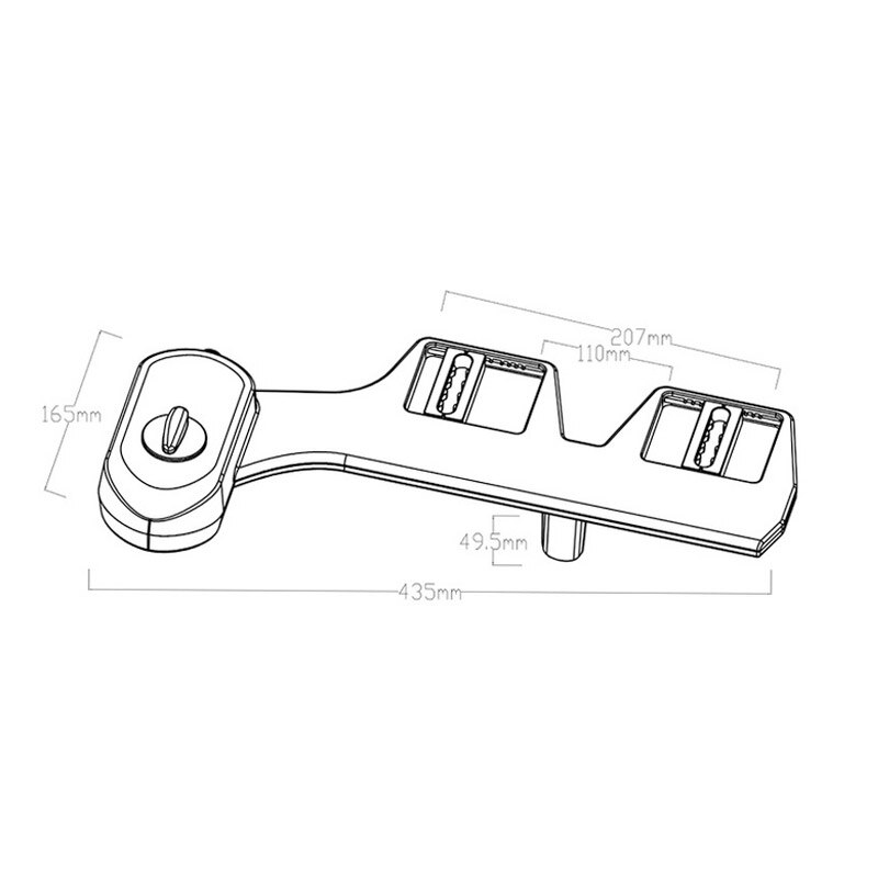 Wc douche bidet spray wassen vrouwelijke hip, Schoon vrouw butt dubbele nozzles bidet, koud water dual nozzle spray toilet seat bidet
