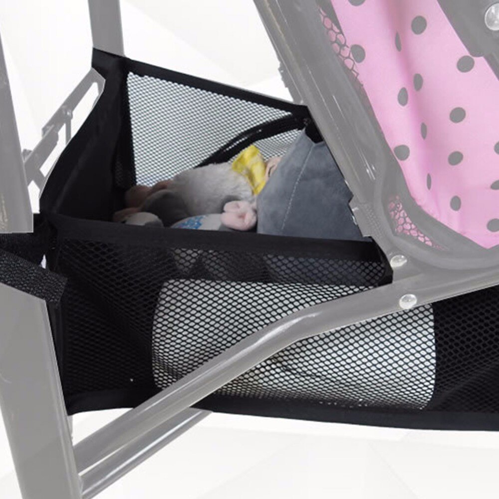 Baby klapvogn kurv nyfødt klapvogn hængende kurv spædbarn barnevogn bundkurv bærbar organisator taske klapvogn tilbehør