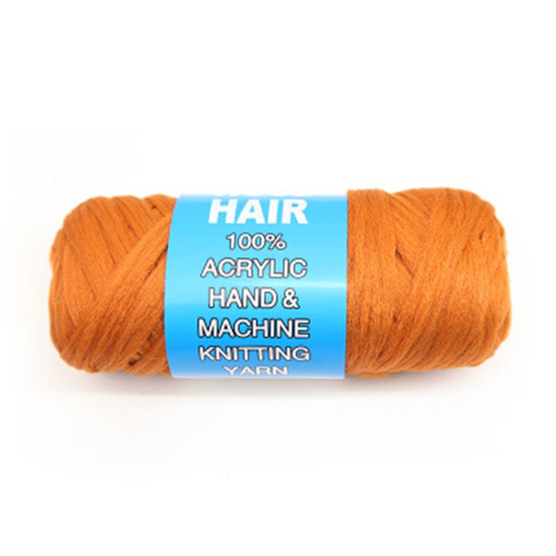 Accessoire capillaire en laine pour tresse, en Fiber synthétique, de basse température, de flamme, 80g, accessoire pour cheveux de: 6