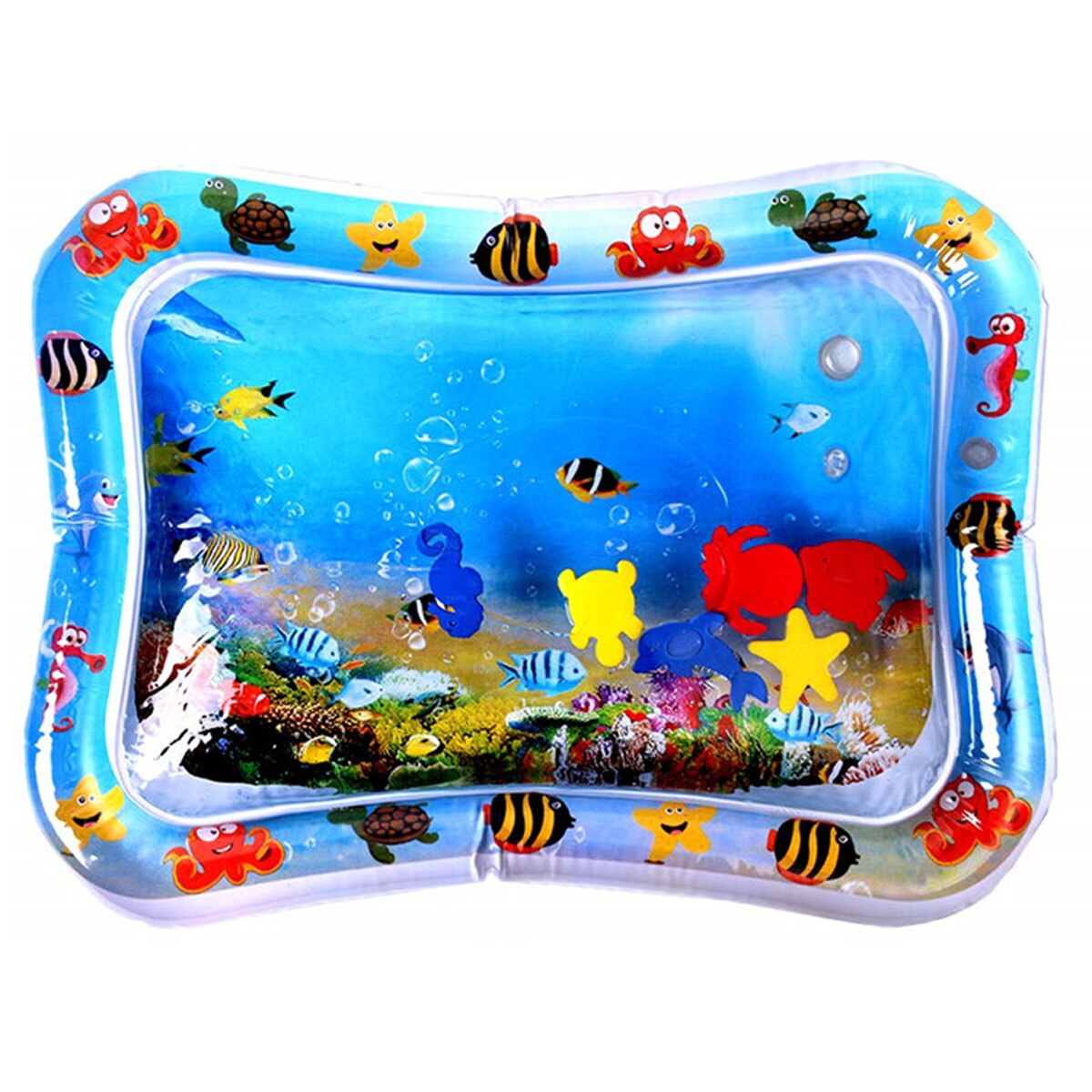 5 soorten watermat baby pvc opblaasbaar geklopt kussen baby waterkussen baby speelmat peuter grappig klopkussen speelgoed: Oceaan