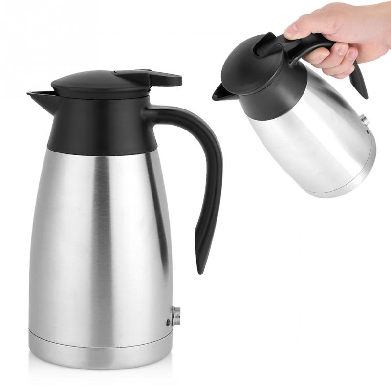 Hervidor eléctrico para coche de 12V/ 24V 1000ml pava para calentar agua y calentar agua