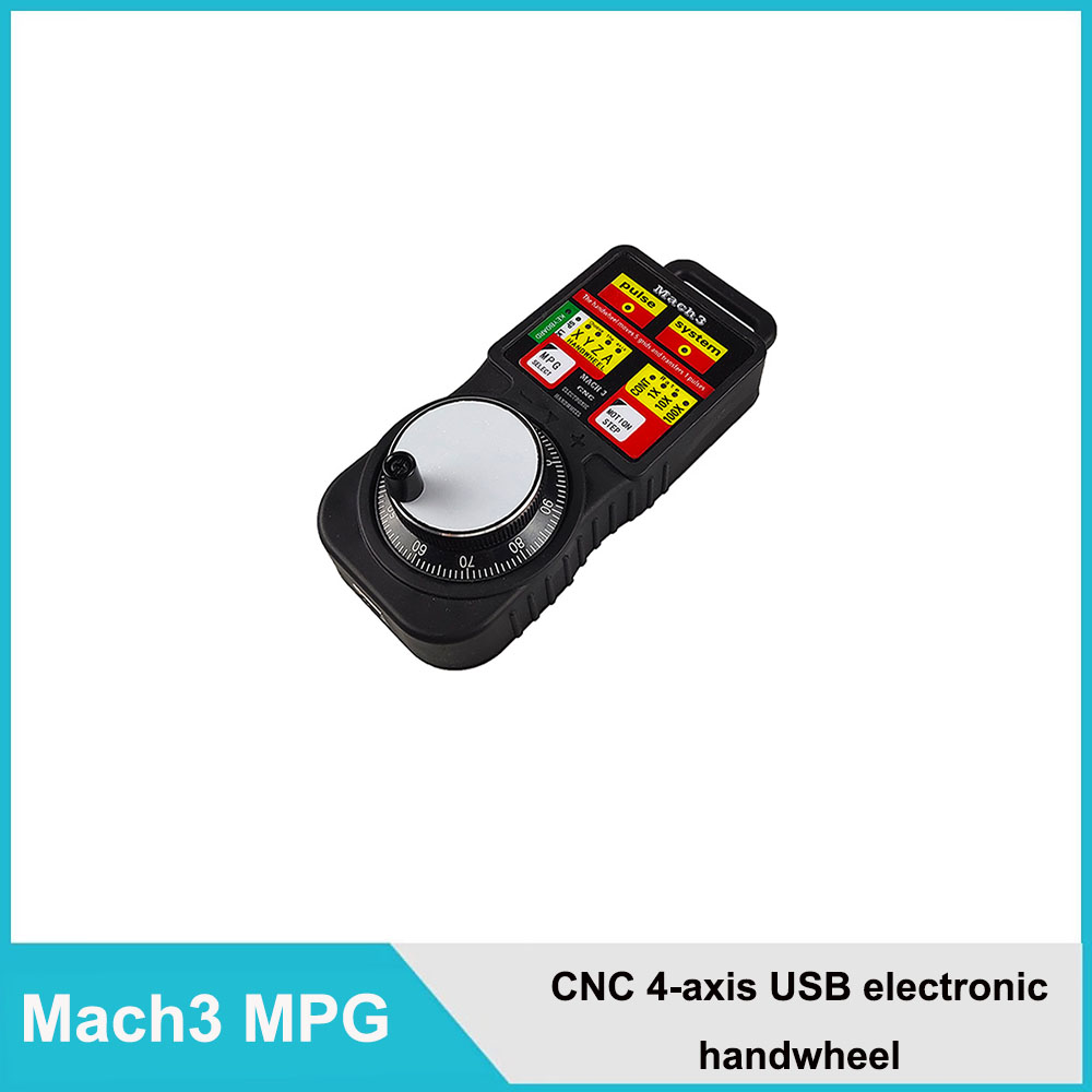 MACH3 4-Axis Elektronische Handwiel Usbcnc Industriële Handbediening Pulsgenerator Handleiding Pulsgenerator