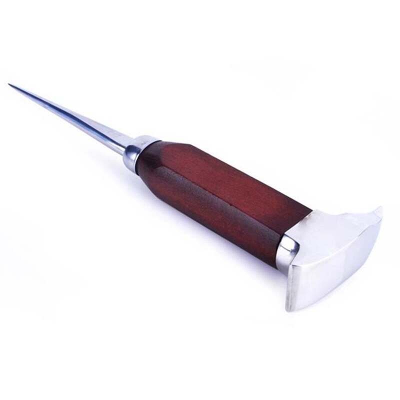 Ice Pick Stainless Steel With Wooden Handle Ice Chipper Tool Ice Crusher For Whiskey Party Kitchen Bar Carving Tools N h4