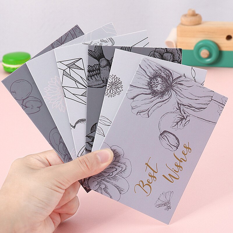 Thank You Card With Envelope, Greeting Card, Blessing Card, Thank You Message Card, Christmas Business Card Set