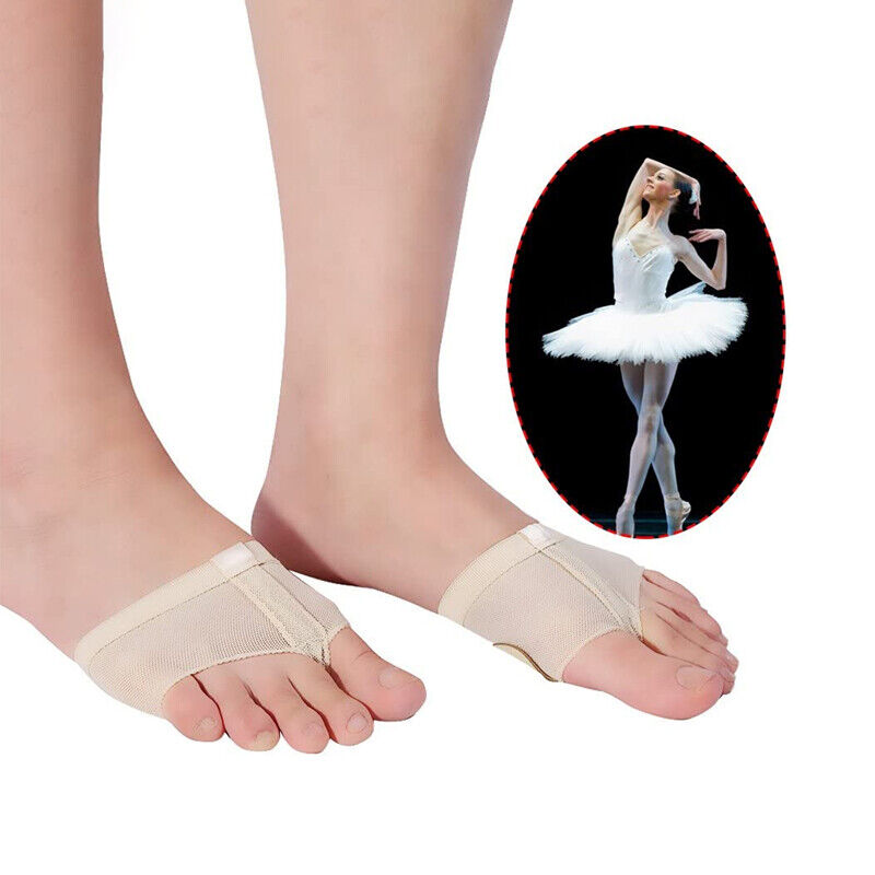 Atmungsaktive Vorfuß abdeckung für Frauen Mädchen Ballett Tanz Latin Gymnastik üben Schutz Ärmel Fuß Zehen polster Fußpflege Werkzeuge