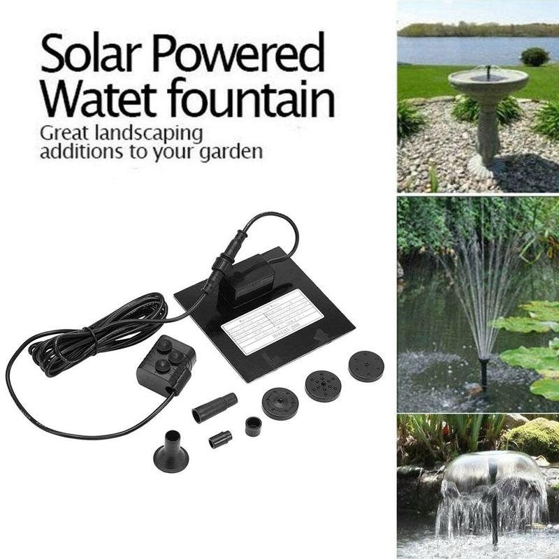 Solar pumps, solar fountains, outdoor viewing fountains, pools, quantities, garden fountains, large favorably