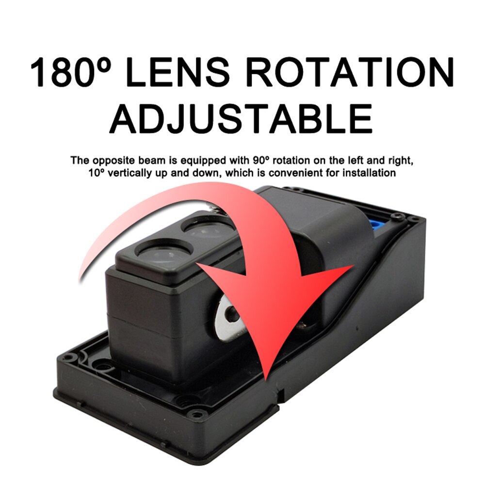 Reflector Photocell Long Range 12-24V DC/AC Automatic Gate Infrared Photocell Sensor With Waterproof Cover